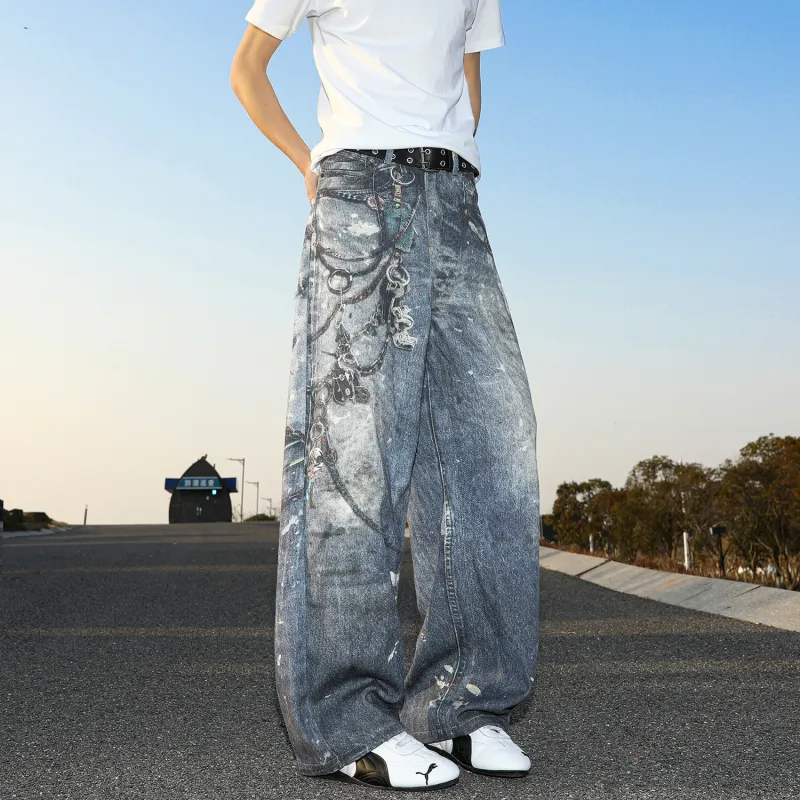 FORCEPULR Jeans Unisex Blue-6