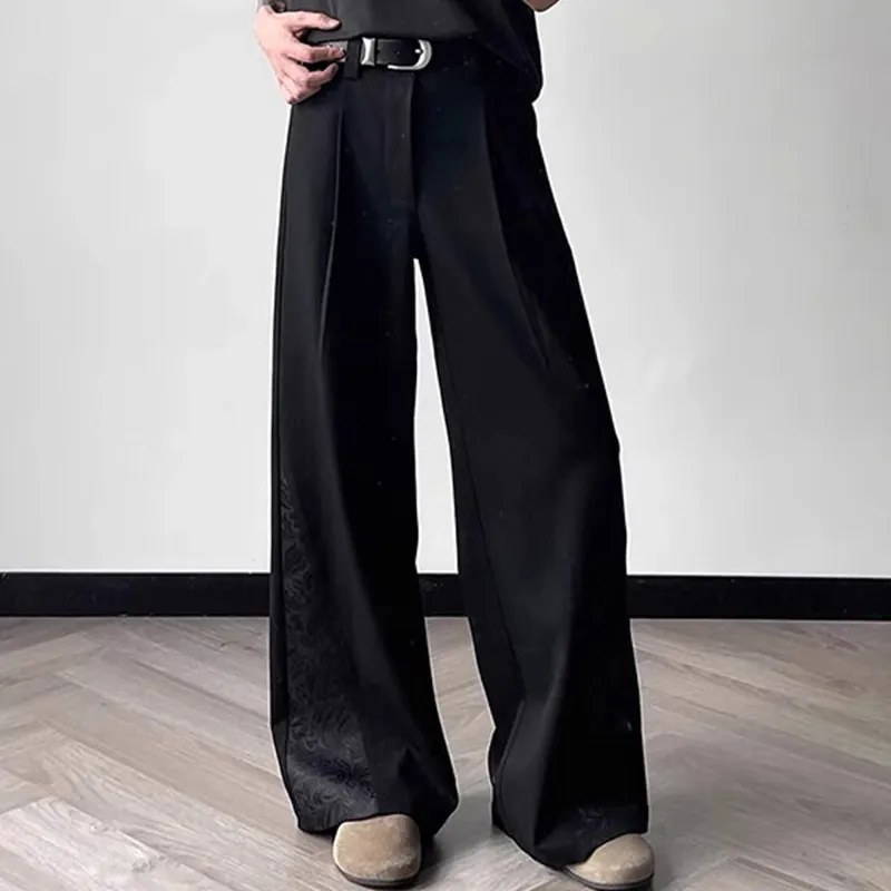 FORCEPULR Suit Trousers Unisex Black-3