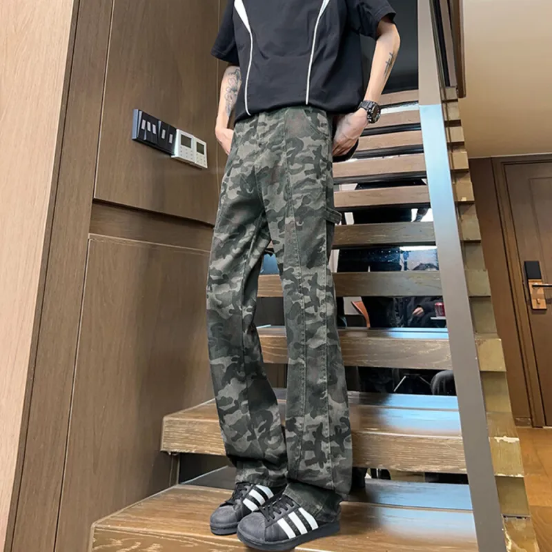 FORCEPULR Jeans Unisex Camouflage-4