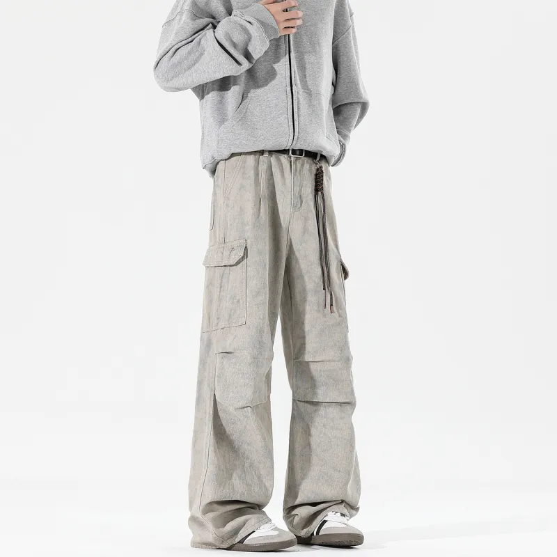 FORCEPULR Casual Pants Unisex Apricot-2
