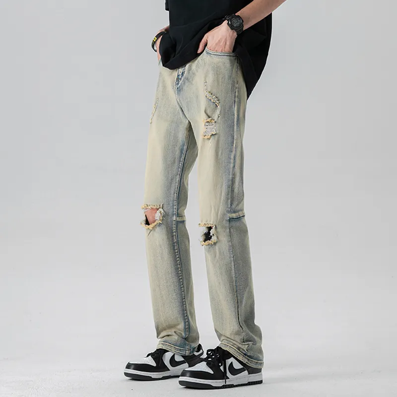 FORCEPULR Jeans Unisex Yellow Mud-4