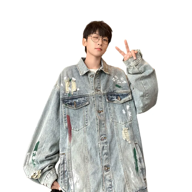 FORCEPULR Denim Jacket Unisex Blue-5