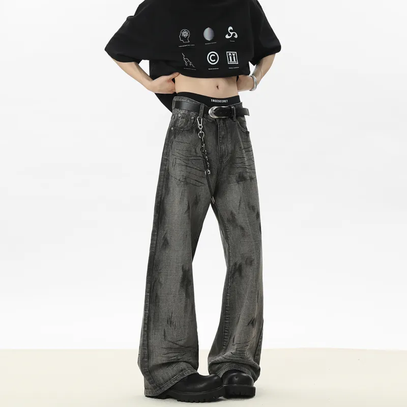 FORCEPULR Jeans Unisex Wasteland Gray-6