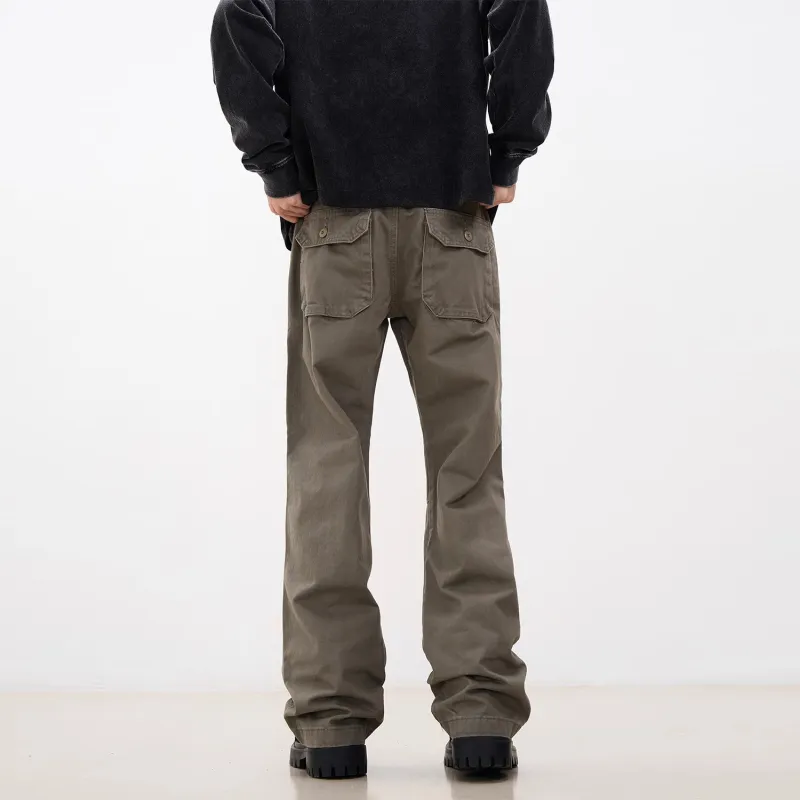 FORCEPULR Casual Pants Unisex Army Green-3