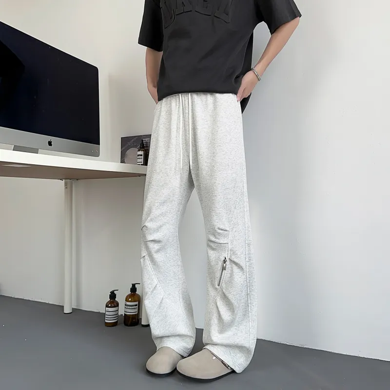 FORCEPULR Casual Pants Unisex Dark Red-6