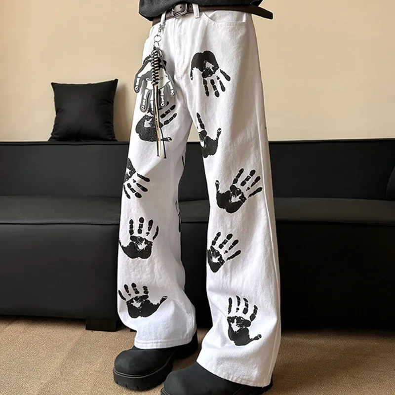 FORCEPULR Casual Pants Unisex White-3