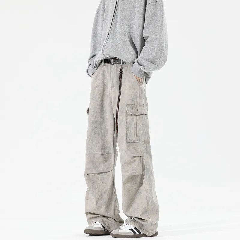 FORCEPULR Casual Pants Unisex Apricot-1