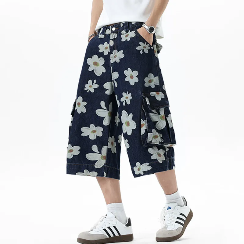 FORCEPULR Denim Shorts Unisex Blue-2
