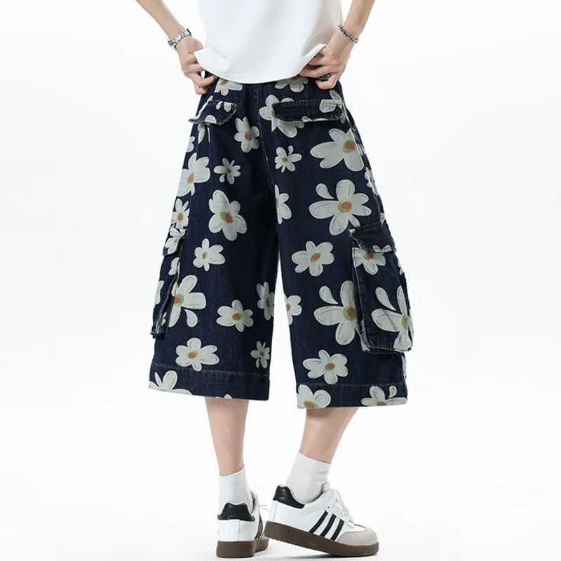 FORCEPULR Denim Shorts Unisex Blue-1