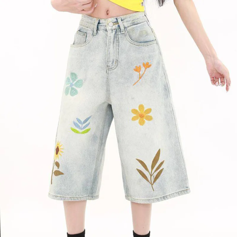 FORCEPULR Denim Shorts Unisex Multicolor-4