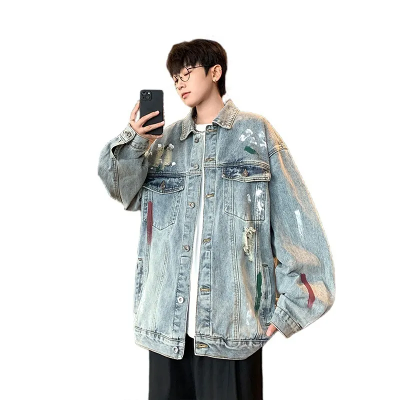 FORCEPULR Denim Jacket Unisex Blue-3
