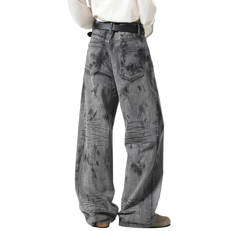 FORCEPULR Jeans Unisex Wasteland Gray-1