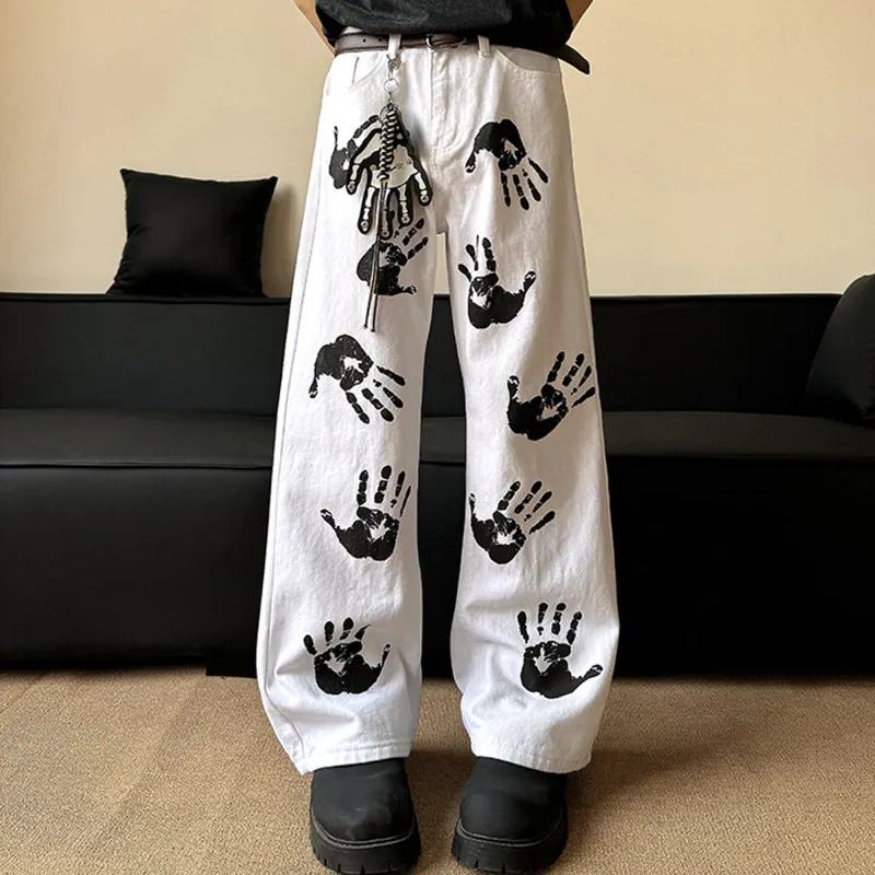 FORCEPULR Casual Pants Unisex White-5