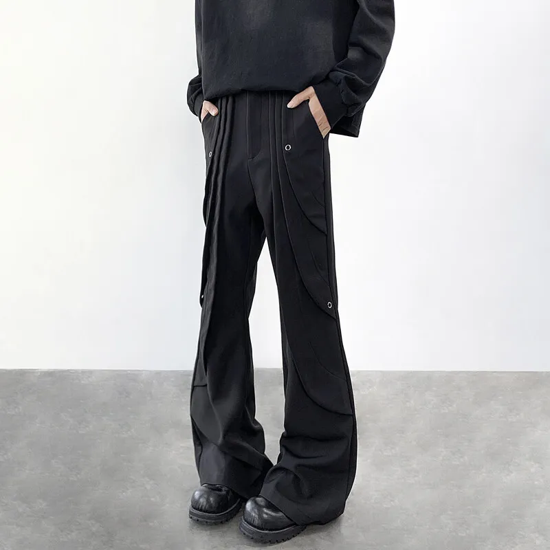 FORCEPULR Casual Pants Unisex Black-4