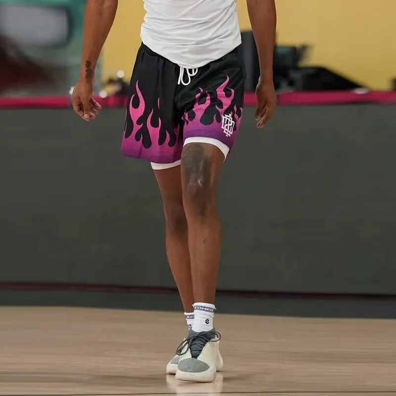 TESTUNG Basketball Shorts Unisex-8