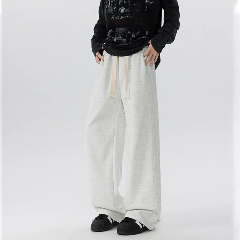 FORCEPULR Casual Pants Unisex Red-14