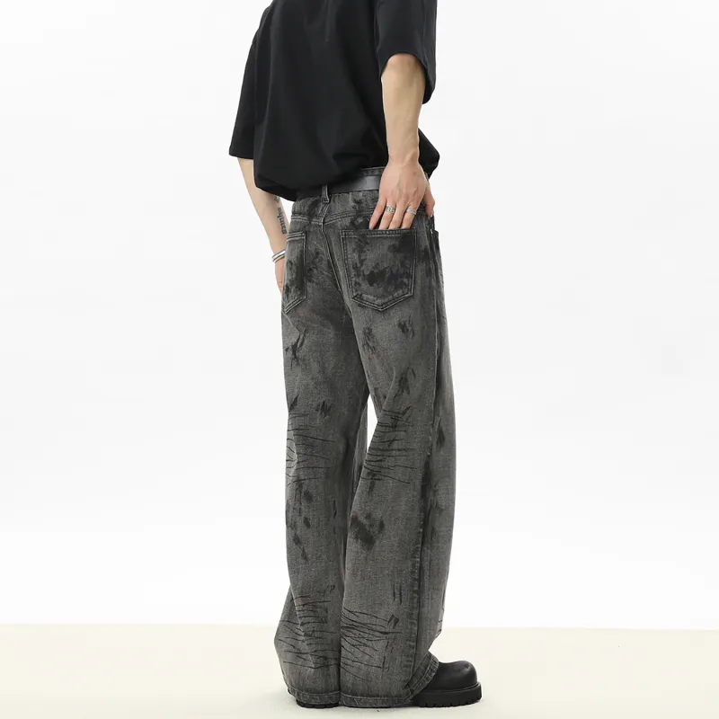 FORCEPULR Jeans Unisex Wasteland Gray-5