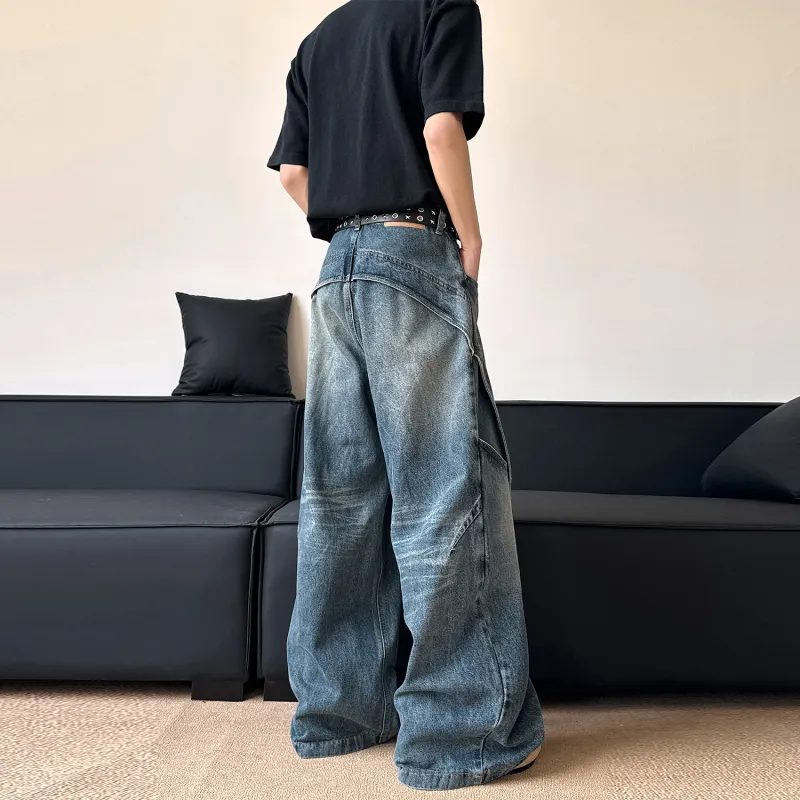 FORCEPULR Jeans Unisex Vintage Blue-2