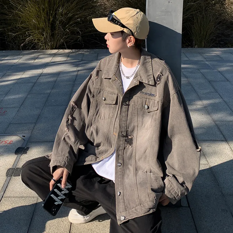 FORCEPULR Denim Jacket Unisex Gray-2