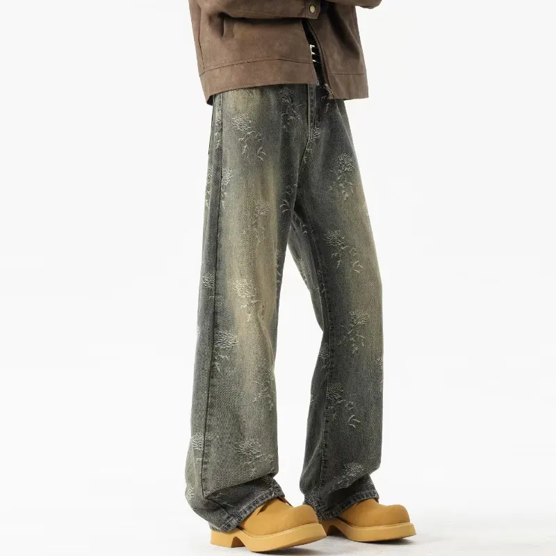 FORCEPULR Jeans Unisex Yellow Mud-3