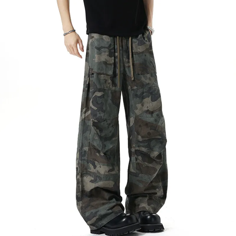 FORCEPULR Casual Pants Unisex Camouflage-3