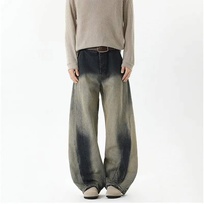 FORCEPULR Jeans Unisex Yellow Mud Blue-2