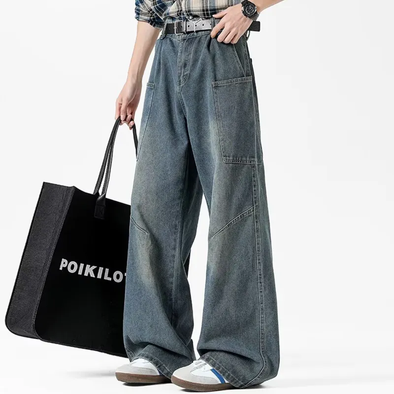 FORCEPULR Jeans Unisex Blue-4