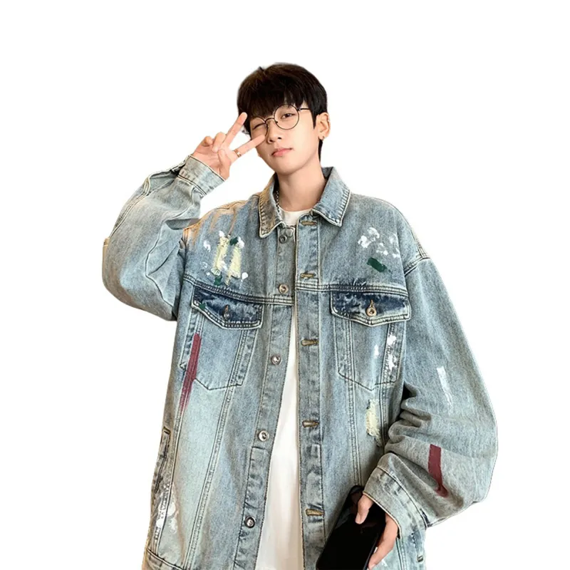 FORCEPULR Denim Jacket Unisex Blue-4