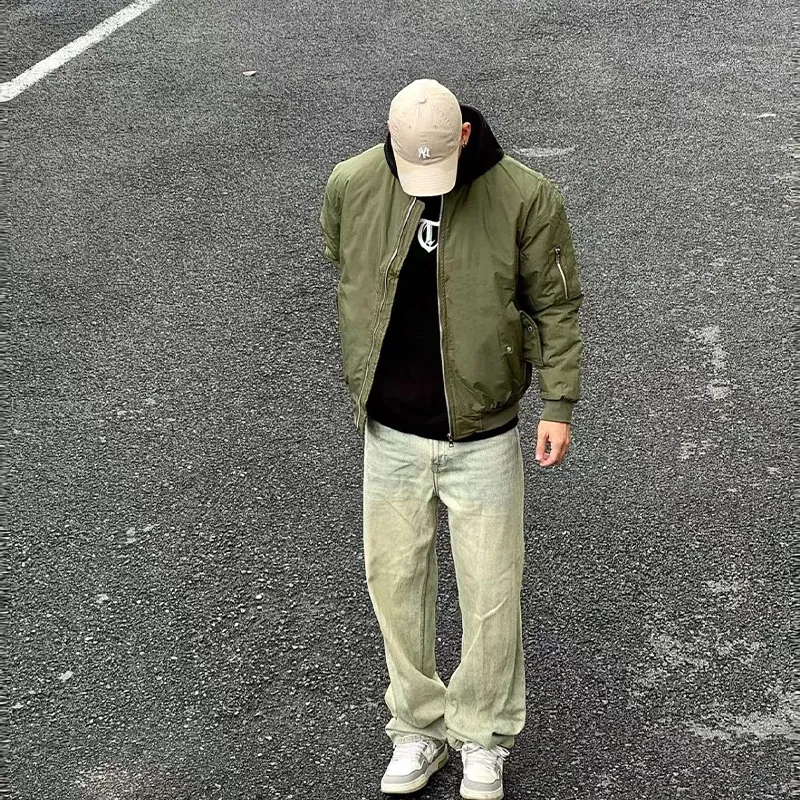 FORCEPULR Jackets Coats Unisex Army Green-13