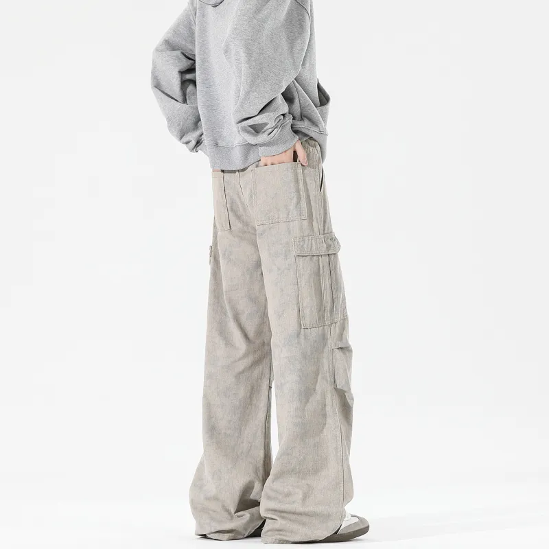 FORCEPULR Casual Pants Unisex Apricot-3
