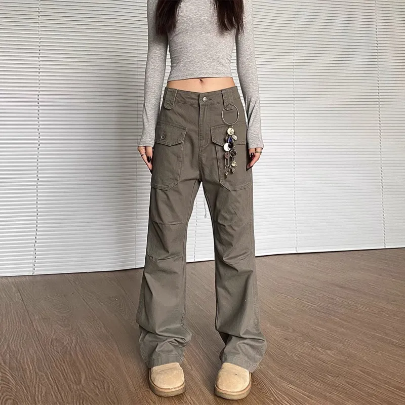 FORCEPULR Casual Pants Unisex Army Green-1