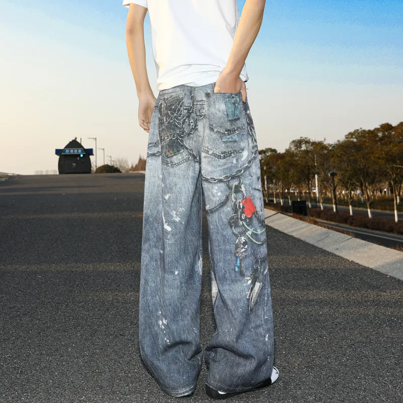 FORCEPULR Jeans Unisex Blue-7