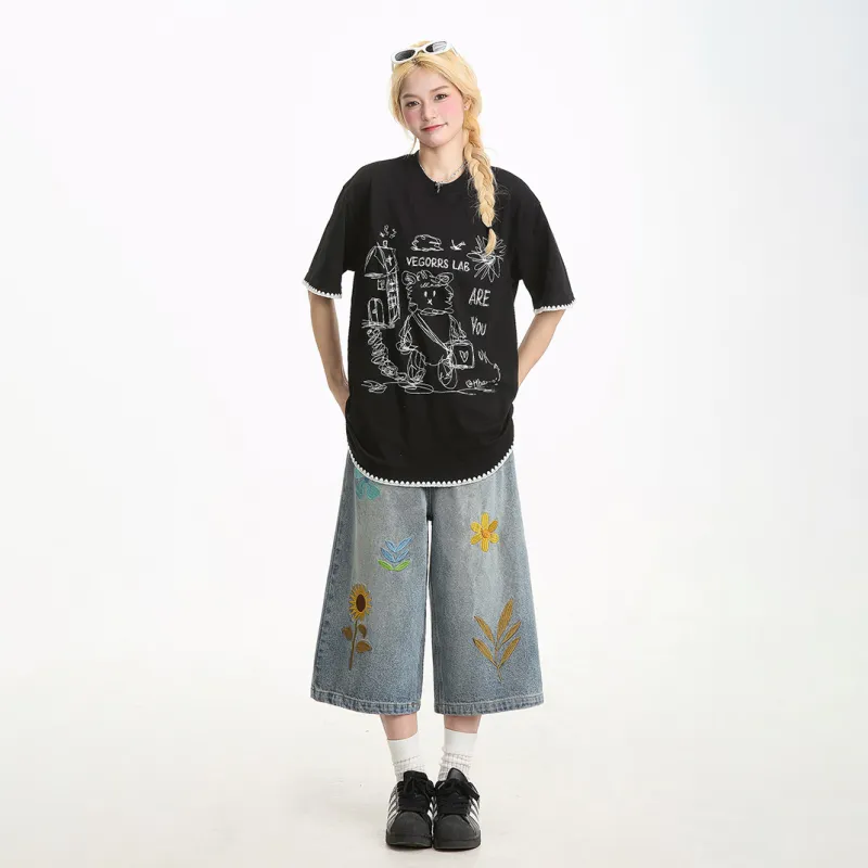 FORCEPULR Denim Shorts Unisex-9