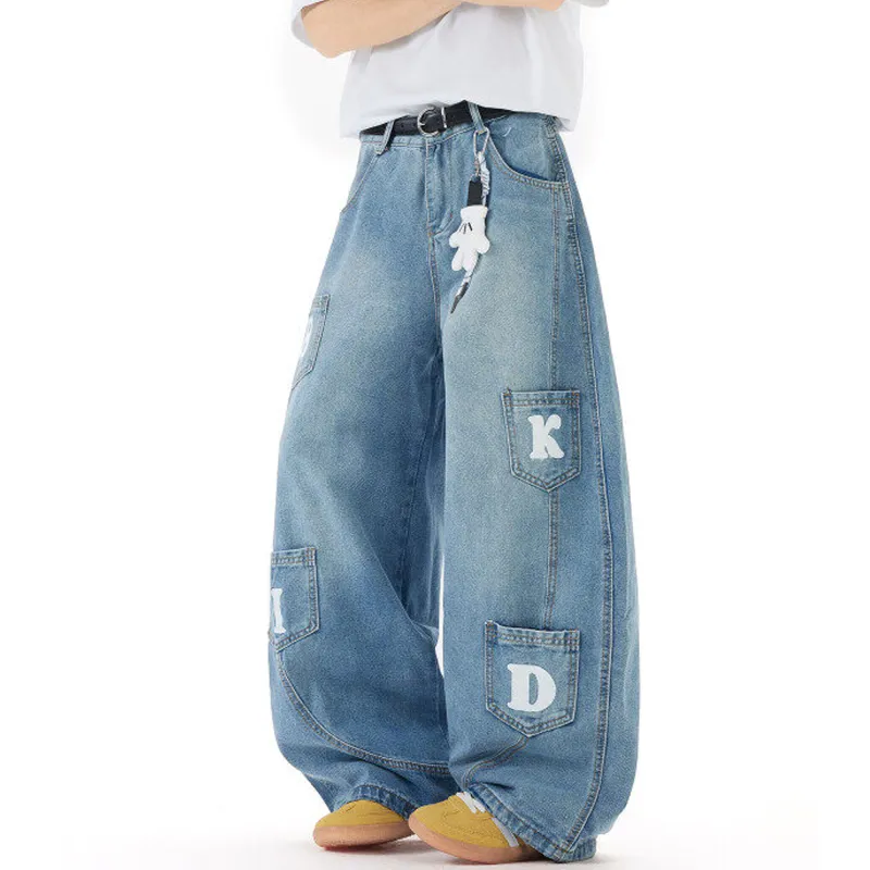 FORCEPULR Jeans Unisex Blue-4