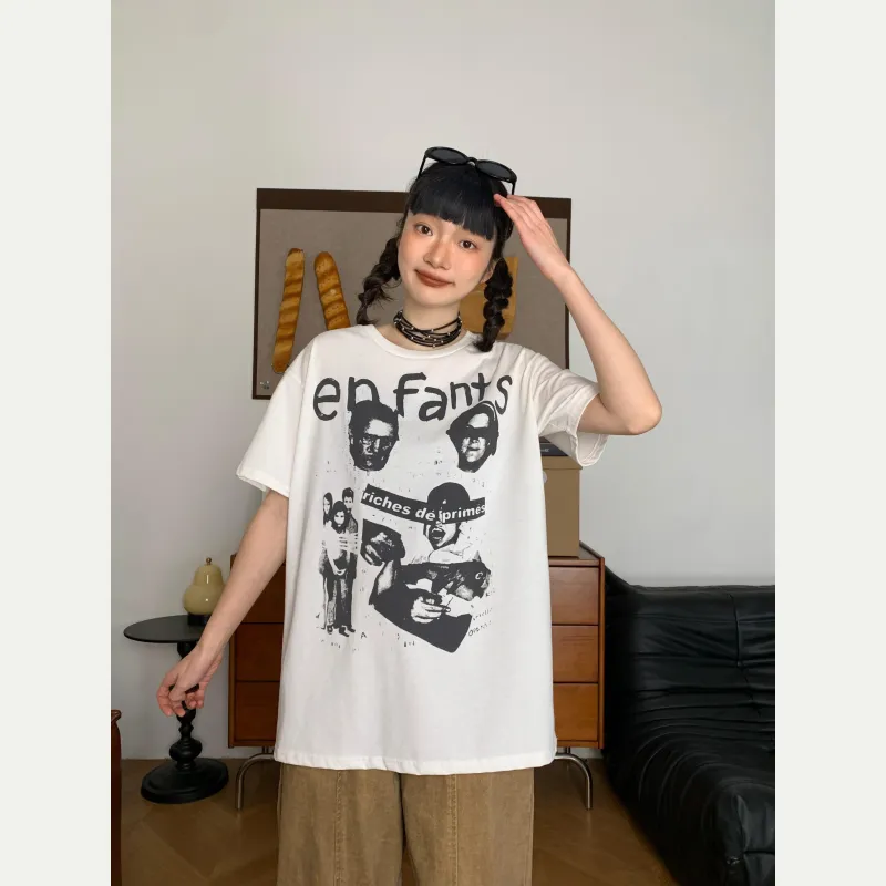 FORCEPULR T Shirts Unisex White Rebellious Boy-3