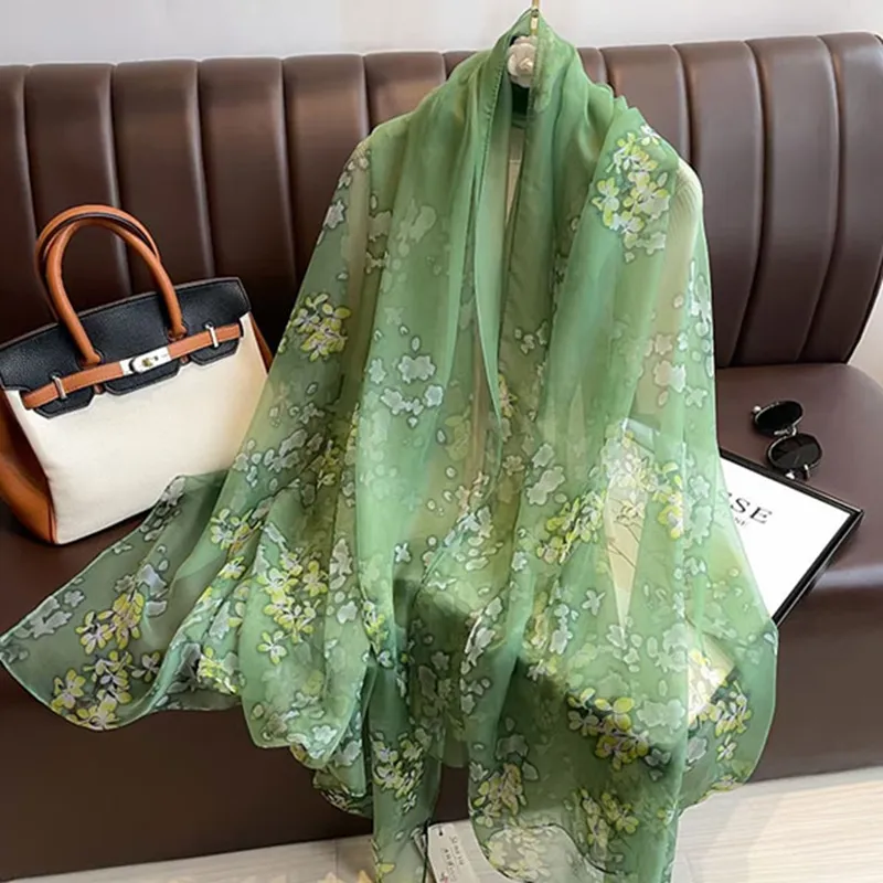 Youyoulan Silk Scarves Women's-3