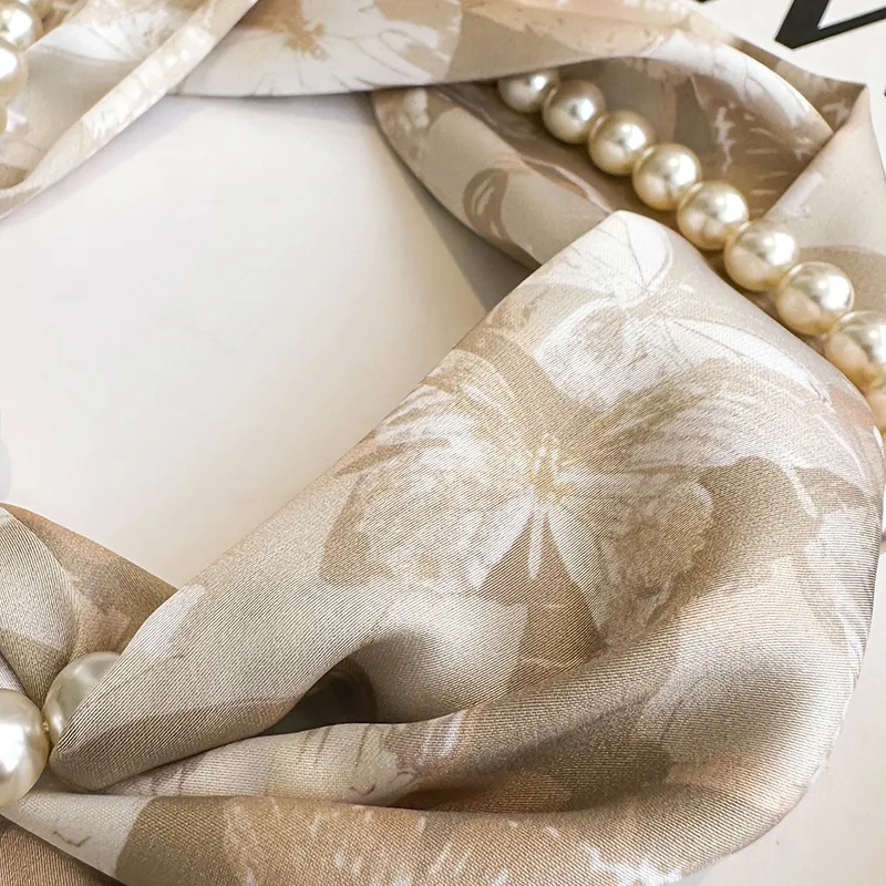 Youyoulan Polyester Silk Scarves Women's-4