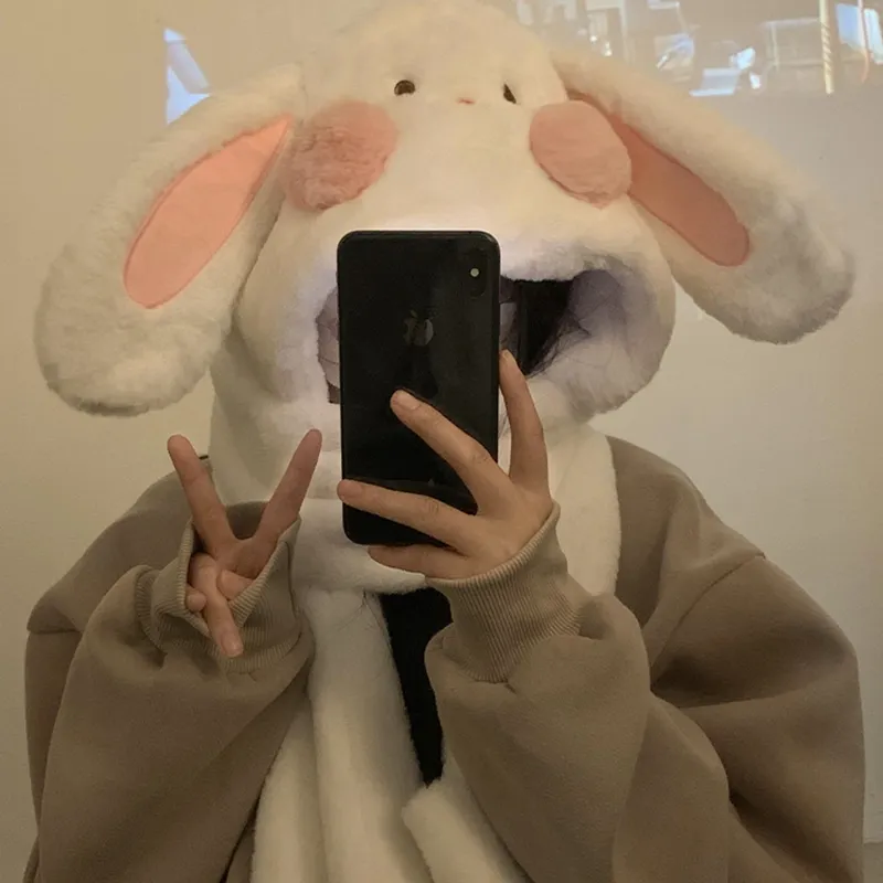 Youyoulan Polyester Hoods & Plush Hats Women's-3