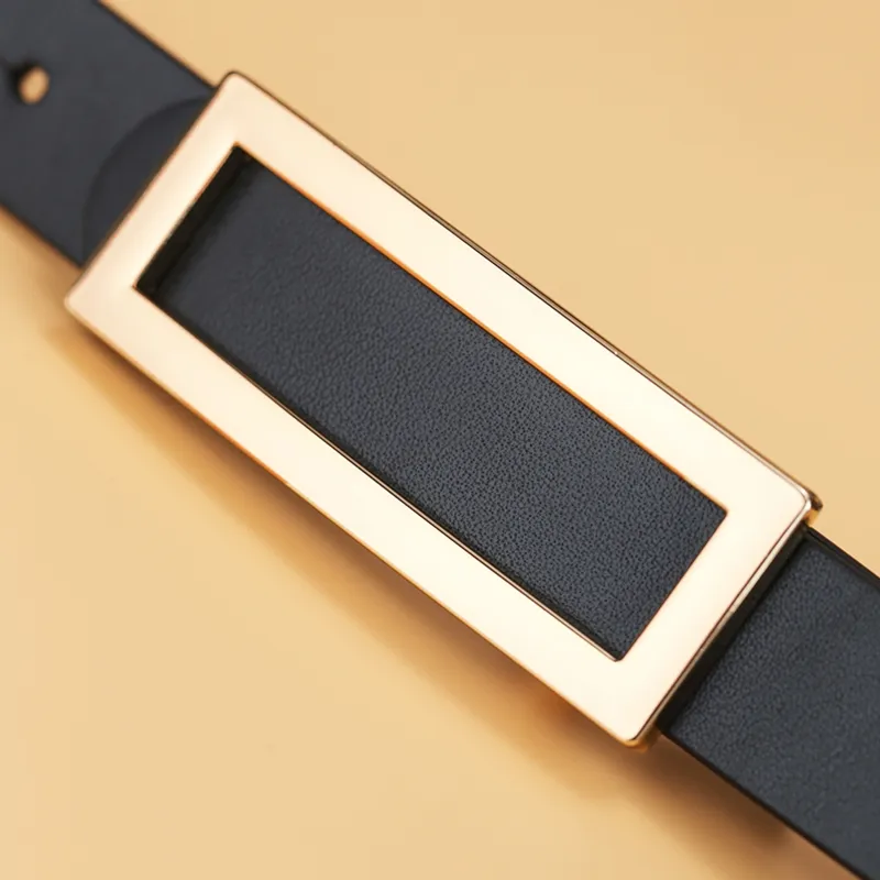 Youyoulan Cow Split Leather Leather Belts Women's Width 2.3cm-4