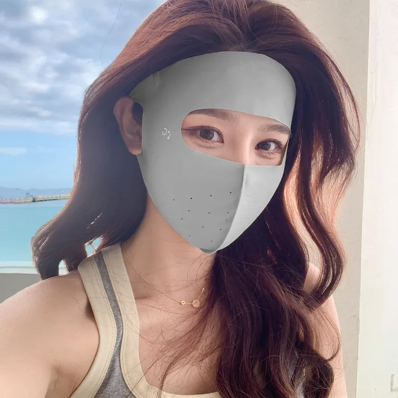 Youyoulan Polyamide, Elastane Sun Protection Masks Women's-9