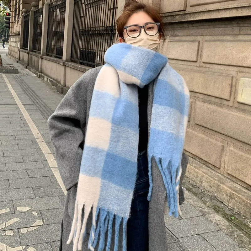 Youyoulan Knit Scarves Women's-4
