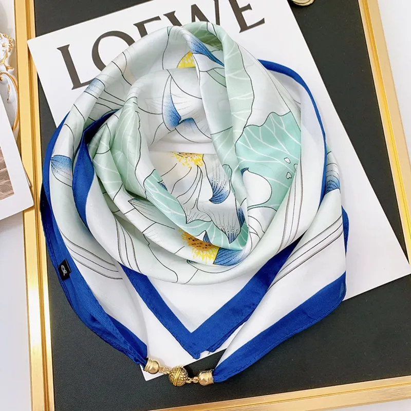 Youyoulan Silk Scarves Women's-3