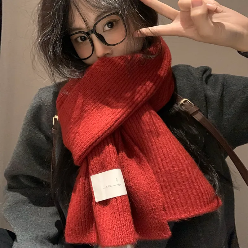 Youyoulan Knit Scarves Women's-1