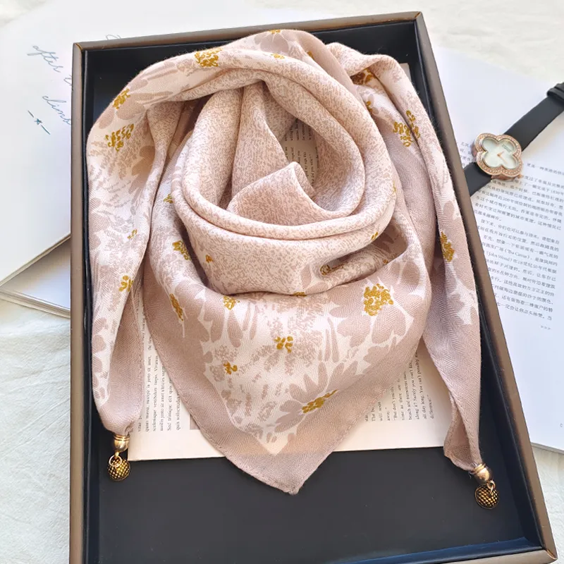Youyoulan Silk Scarves Women's-2