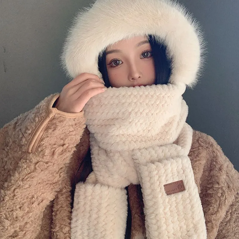 Youyoulan Polyester Hoods & Plush Hats Women's-4