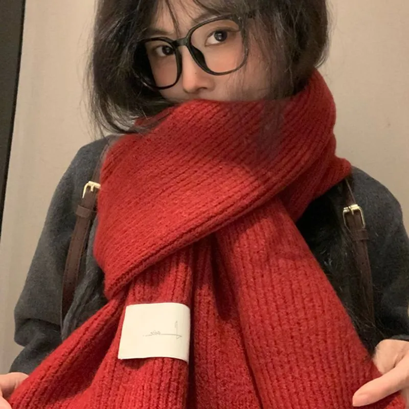 Youyoulan Knit Scarves Women's-4