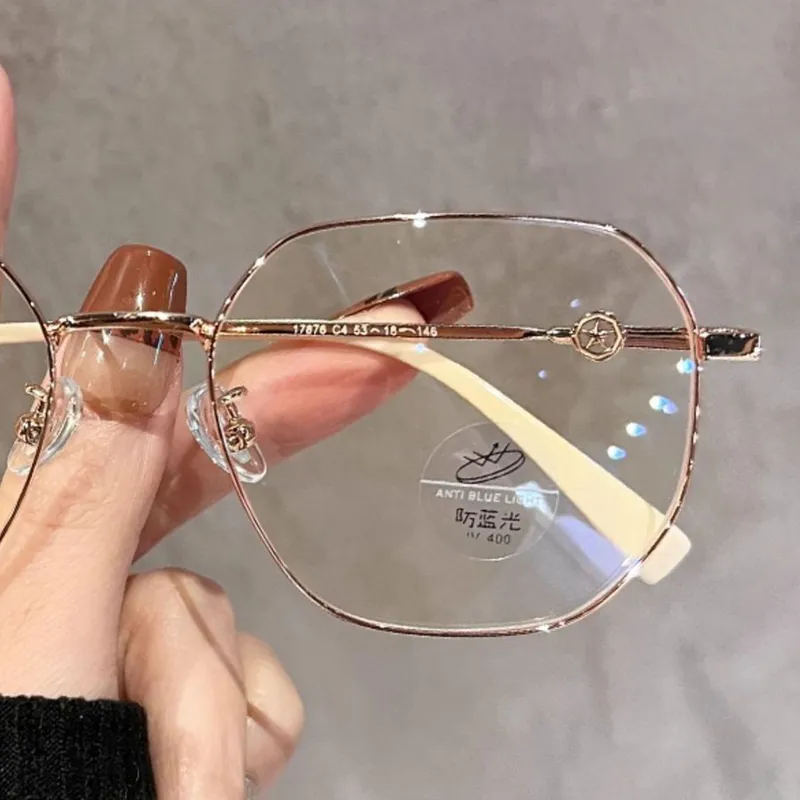 Youyoulan Metal Irregular Shape Sunglasses Women's-3