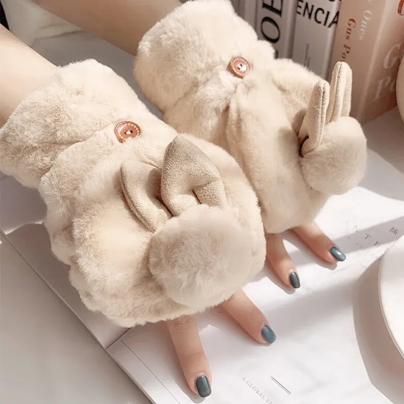 Youyoulan Knit Gloves Women's-5