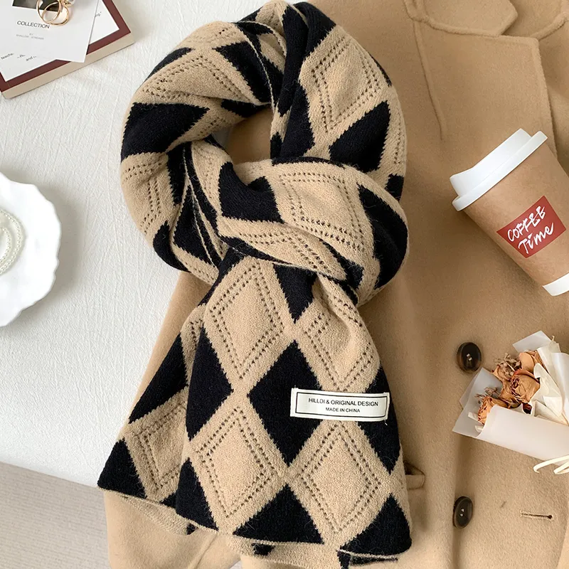 Youyoulan Knit Scarves Unisex-1