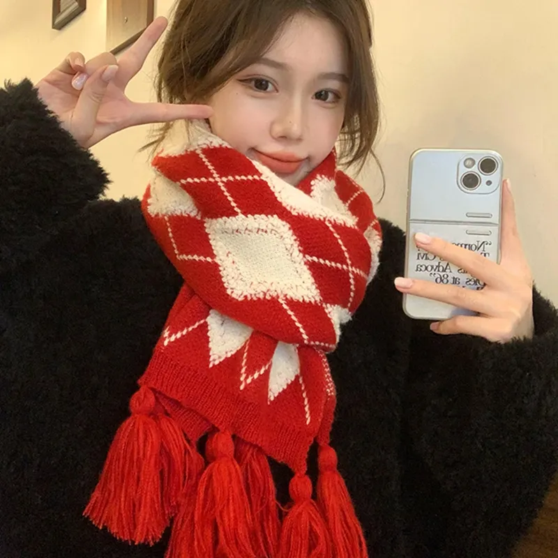 Youyoulan Knit Scarves Women's-2